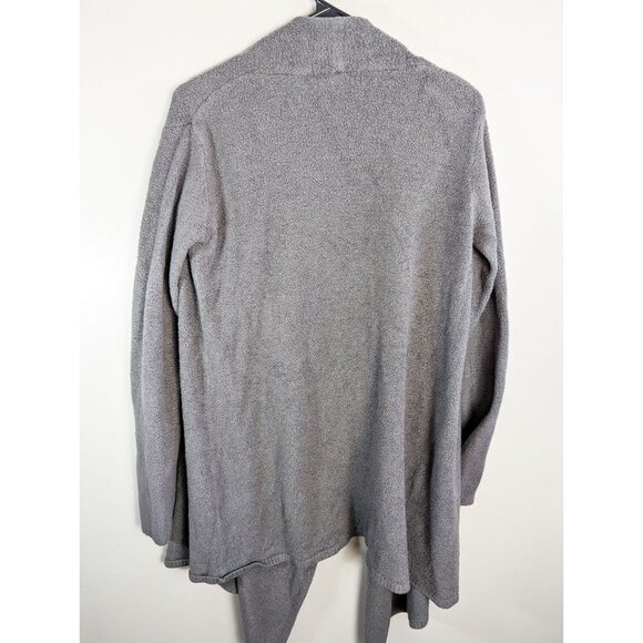 Barefoot Dreams CozyChic Lite Super Soft Open Front Cardigan Gray S/M - Picture 7 of 12